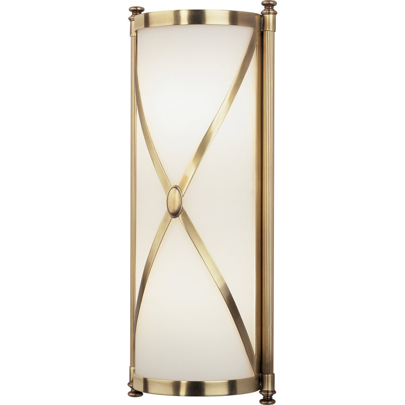 Chase Flush Mounted Sconce, Brass