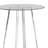 Jashanti Round Bar Table in Clear and Chrome