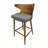 Barstool with Solid Wood Frame