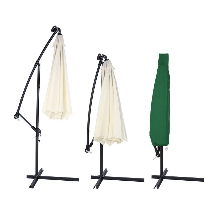 Outdoor Patio Umbrella Cover, 300cm H x 45cm W x 45cm D, Green
