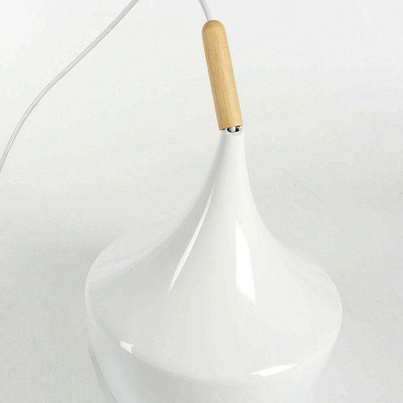Jordynn 1 - Light Geometric Pendant, White