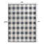 Tapis gris clair / gris foncé / crème délavé à la machine Romae Gingham-837145448