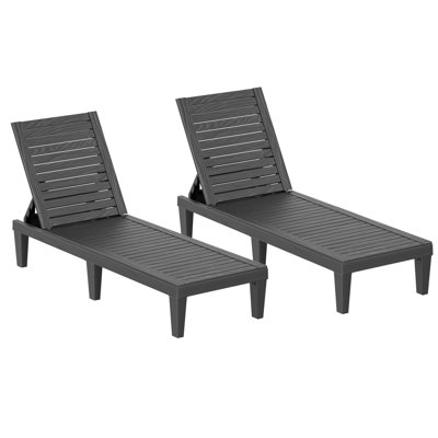 Outdoor Chaise Lounge by Ebern Designs
