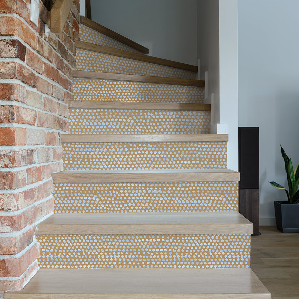 Jacques Self-Adhesive Wallpaper Roll, Toasted Turmeric