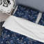 Ensemble de housse de couette bleu marine Glamour Damask I - Glam-109147970