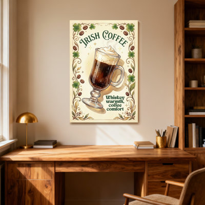 Fashion Irish Coffee Whiskey Warmth Coffee Comfort