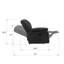 Fauteuil inclinable noir pivotant