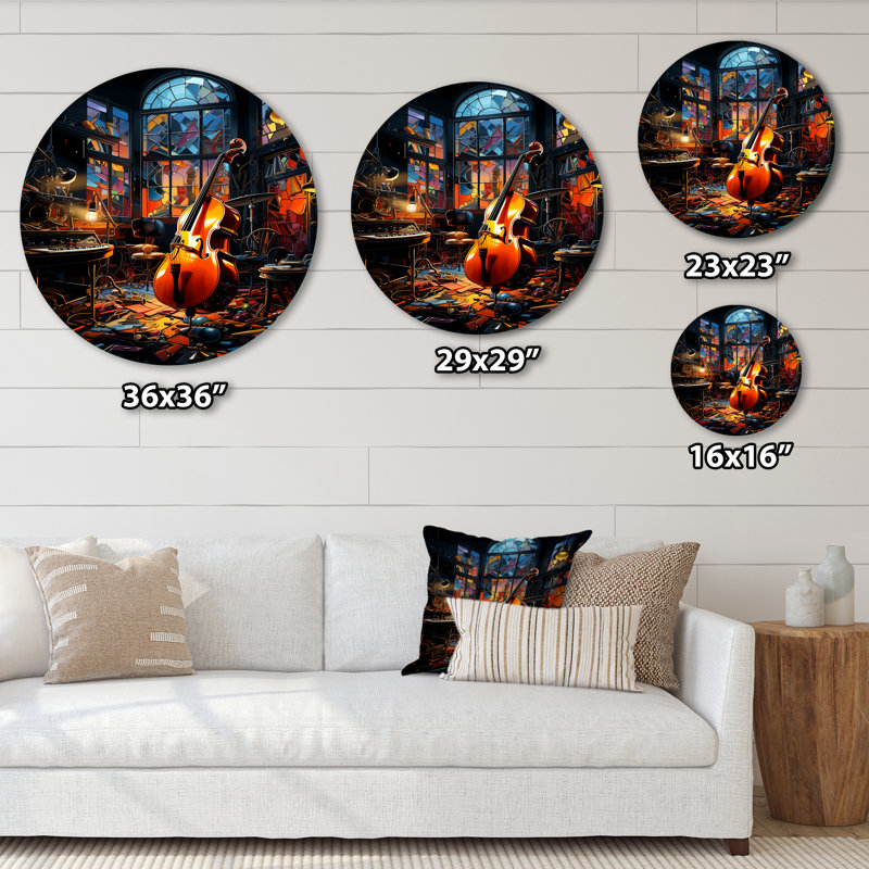 Gartner - Décoration de maison ronde en métal, H 16 po x l 16 po