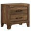 Ensemble de lit standard avec table de chevet Brian