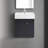 21.6 inch Modern Floating Bathroom Vanity with Ceramic Basin - Perfect for Small Bathrooms, Right side storage-102863270