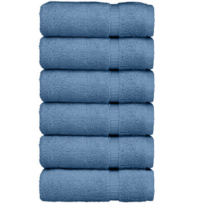 Ensemble de 6 serviettes en coton Wellston