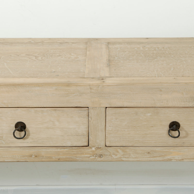 110'' W Solid Wood Console Table