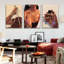 3 Piece Wrapped Canvas Print-124003437