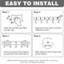 Aluminium Wall Mounted Required 8 - Hook Wall Mounted Coat Rack