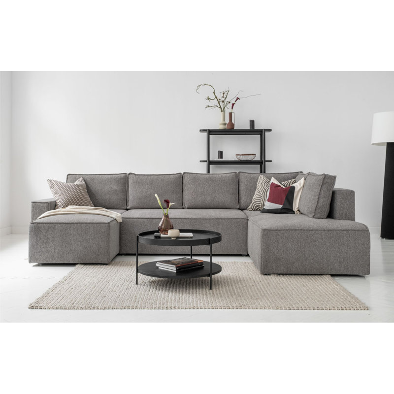 Brave Dave 8 Seater Corner Sofa , Grey