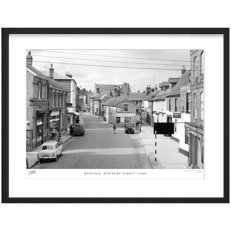 Wantage, Newbury Street C1960 by Francis Frith - Single Picture Frame Print, 28cm H x 36cm W x 2.3cm D