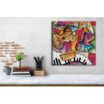 Peinture décorative sur toile
