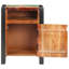 Mya Bedside Cabinet 40x35x55cm Solid Acacia Wood-946721535