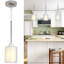 Luminaire suspendu blanc simple à 1 lumière Creosha