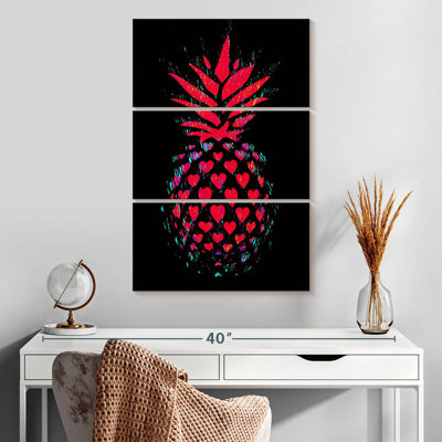 Ananas en forme de cœur