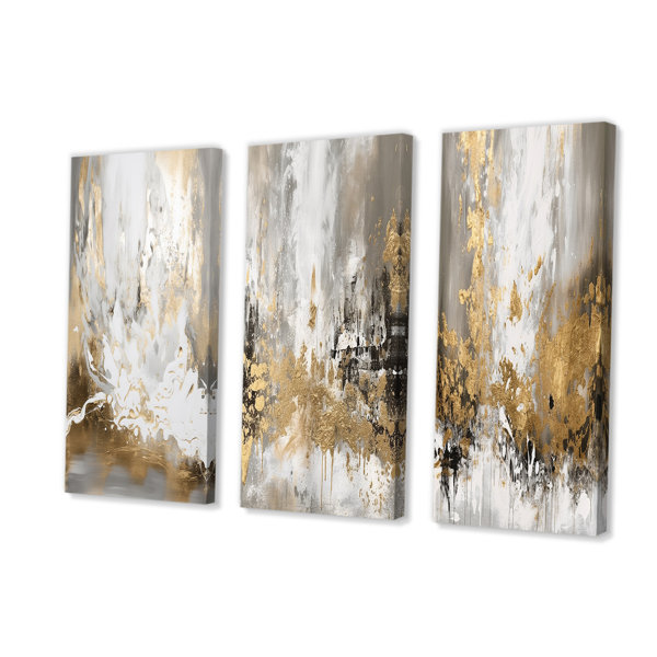 Ivy Bronx Pursuit Of Happiness III On Canvas 3 Pieces Print | Wayfair
