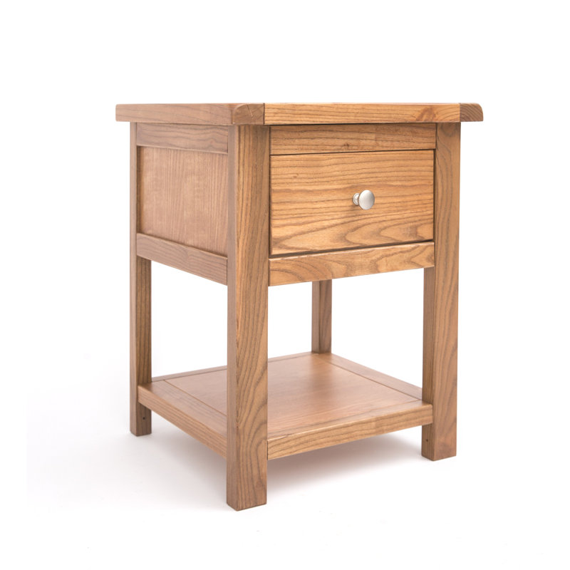 Robey 45cm W Solid + Manufactured Wood Bedside Table