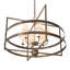 Lustre géométrique unique à 6 lumières Rayni