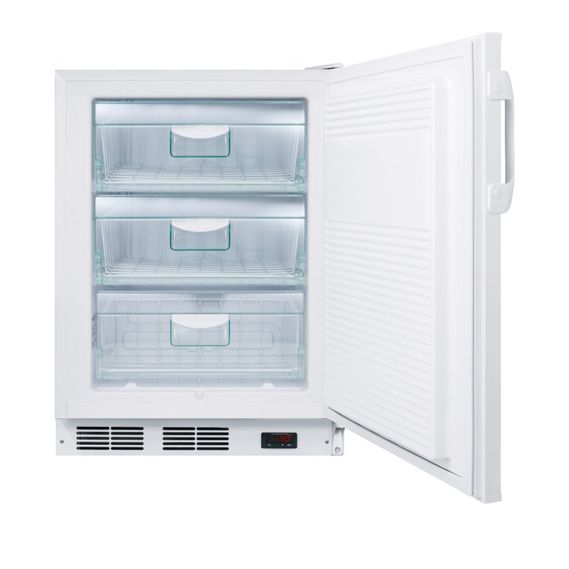 3.5 Cubic Feet Undercounter Upright Freezer with Adjustable Temperature Controls