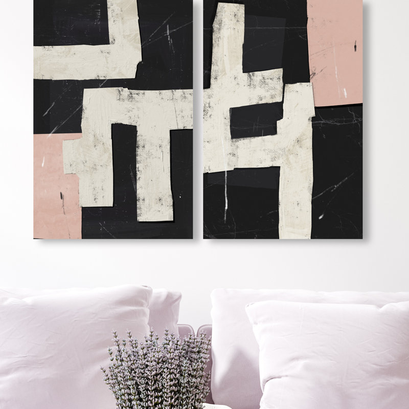 Placed Together Set Set by Oliver Gal, 16"H x 24"W, Gallery Wrapped