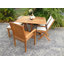 Greg Outdoor Teak Dining Armchair