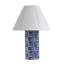 Lampe de table plissée bleue Stamp