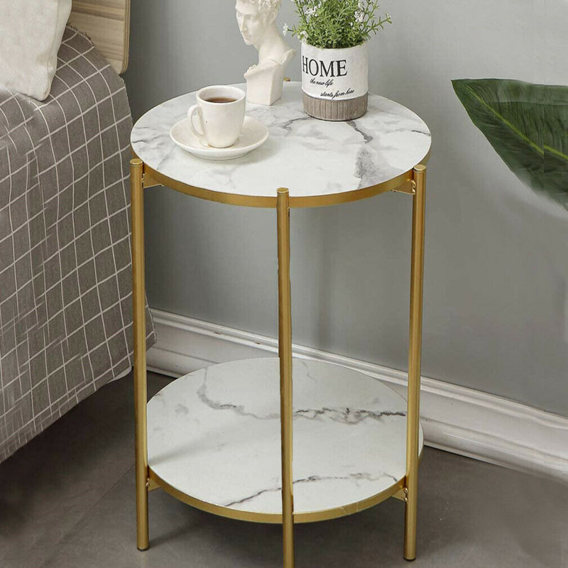 Cassity Stone Top End Table