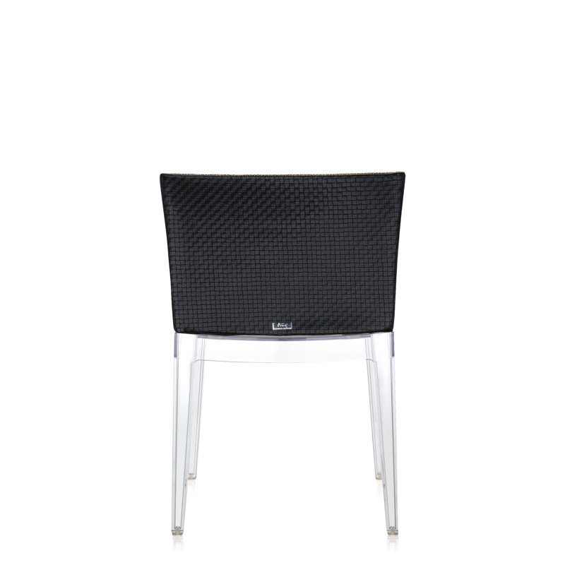 Mademoiselle Armchair, Transparent, Brown Raffia