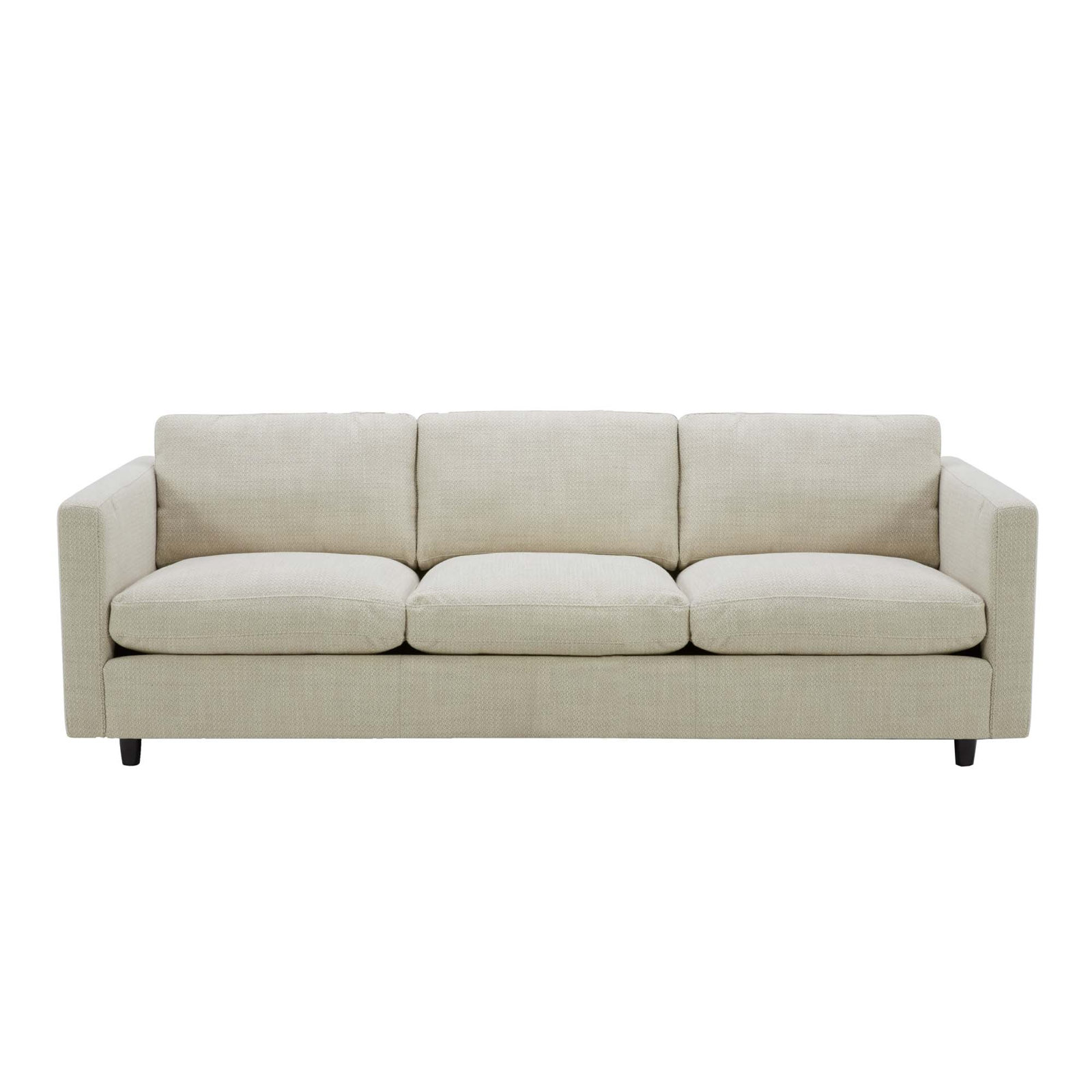 Fleetwood 99" Velvet Sofa, Moto Stucco Tweed Fabric