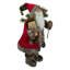 Figurine de Noël de style campagnard rustique 24 "avec manteau de flocon de neige 24"