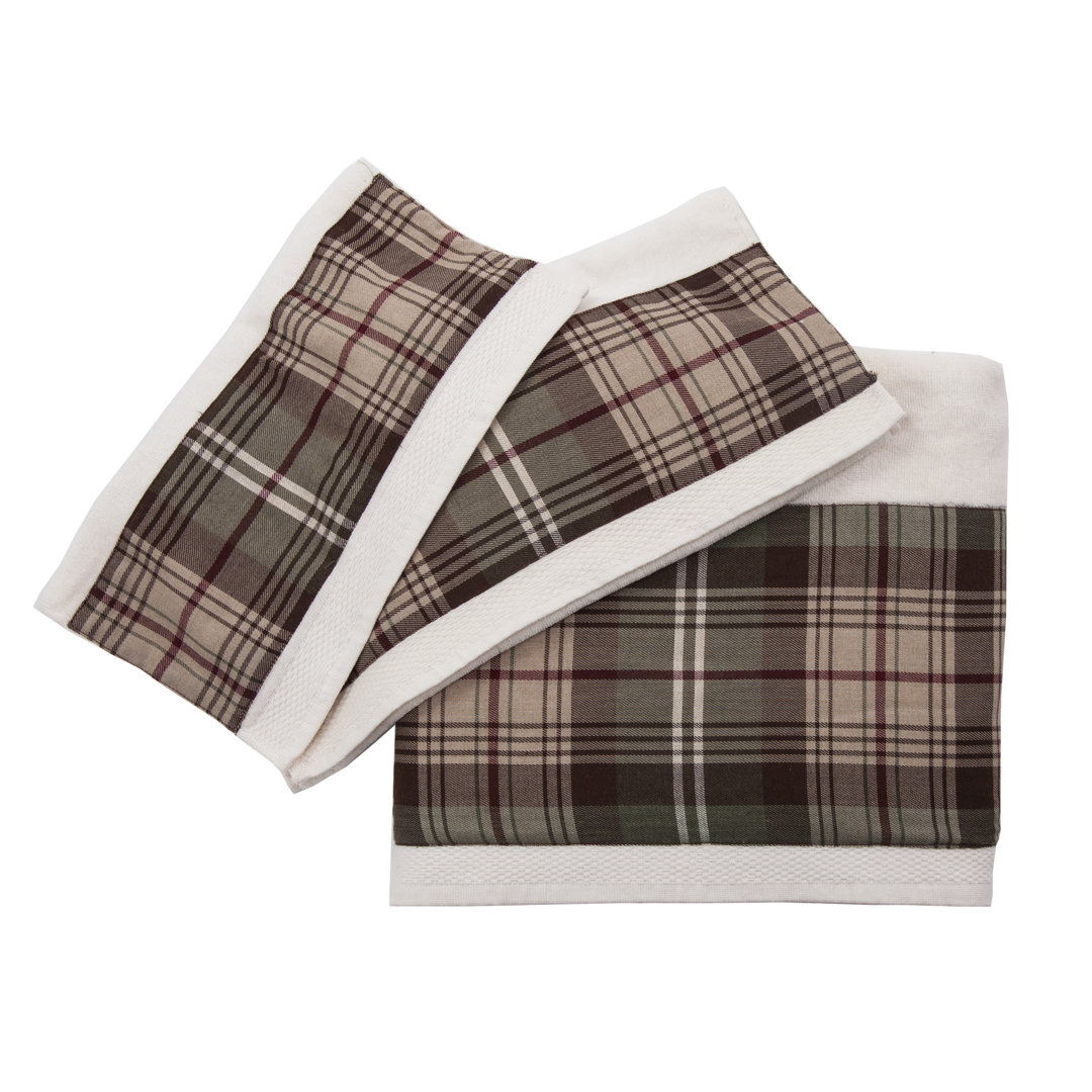 Huntsman Cotton Western Cabin Lodge Style 3 Piece Towel Set Paseo Road by HiEnd Accents 