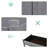 29.92" Tall Rectangular Solid Wood Outdoor Raised Garden Bed