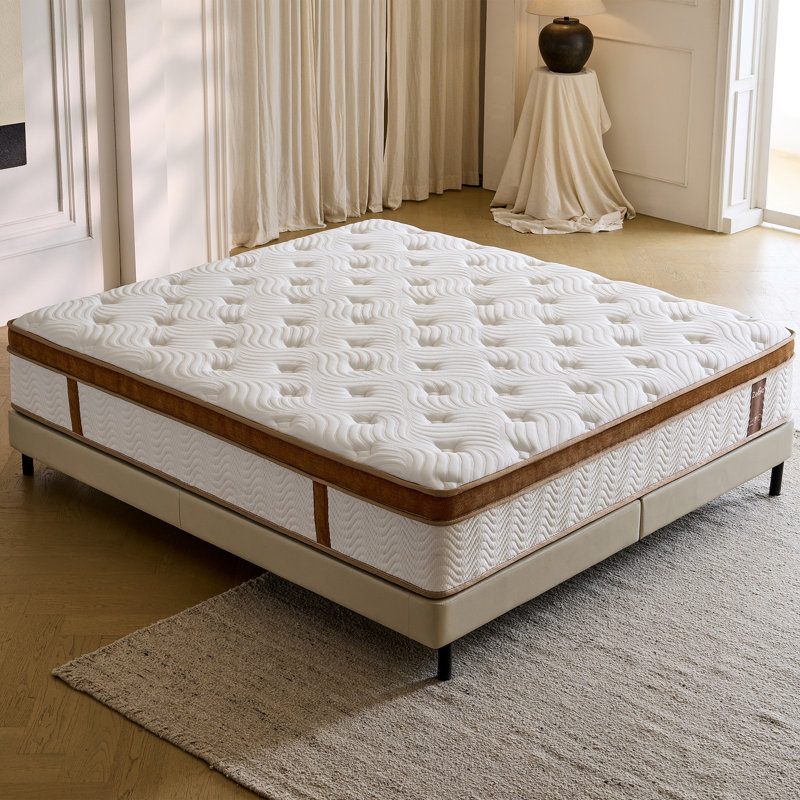 12-Inch Hybrid Mattress Gel Memory Foam Individually Wrapped Pocket Coils, Medium Firm and Breathable, Twin, Twin, 12"