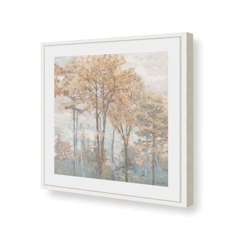 Emberwood I by Amber Sterling Art Print, 36 W x 36 H, Framed Print, White