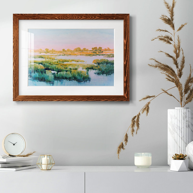 " Marshland View I ", Maple, 28" H x 42" W