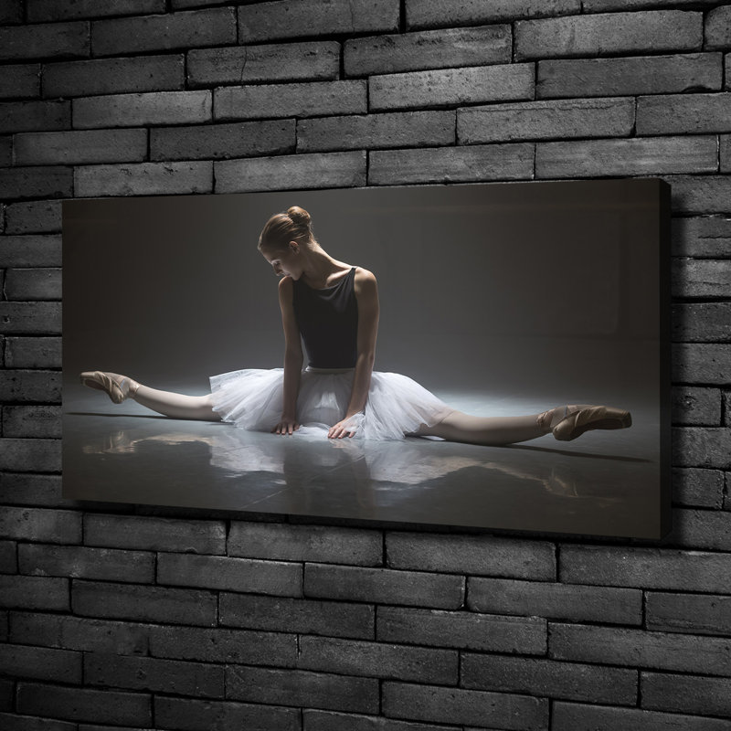 Ballerina - No Frame Print on Glass, Canvas, 50cm H x 100cm W x 2cm D