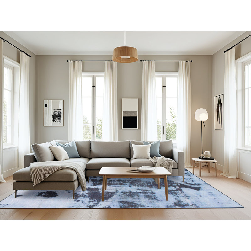Tapis abstrait moderne 895, Rectangle 8 pi x 10 pi