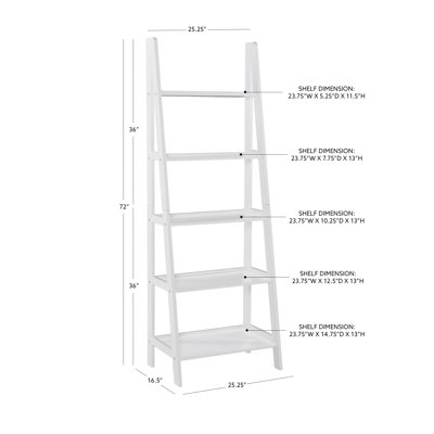 Zipcode Design™ Natrona Ladder Bookcase & Reviews | Wayfair