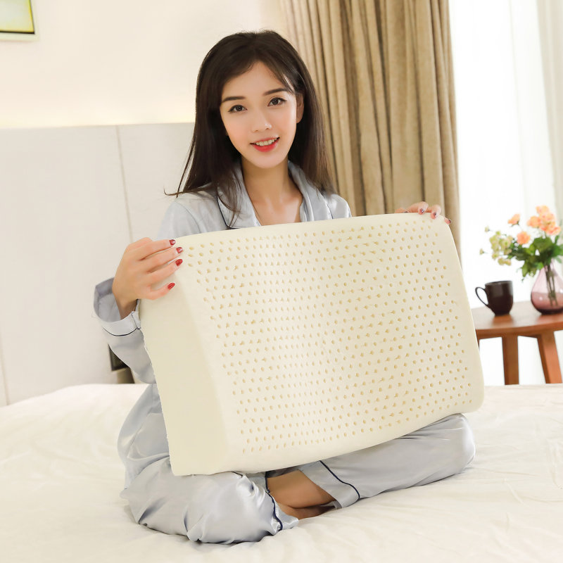 Coussin de soutien en latex Muncie Talalay, Blanc cassé