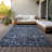 Kaylani Washable Floral Indoor / Outdoor Rug-266434214