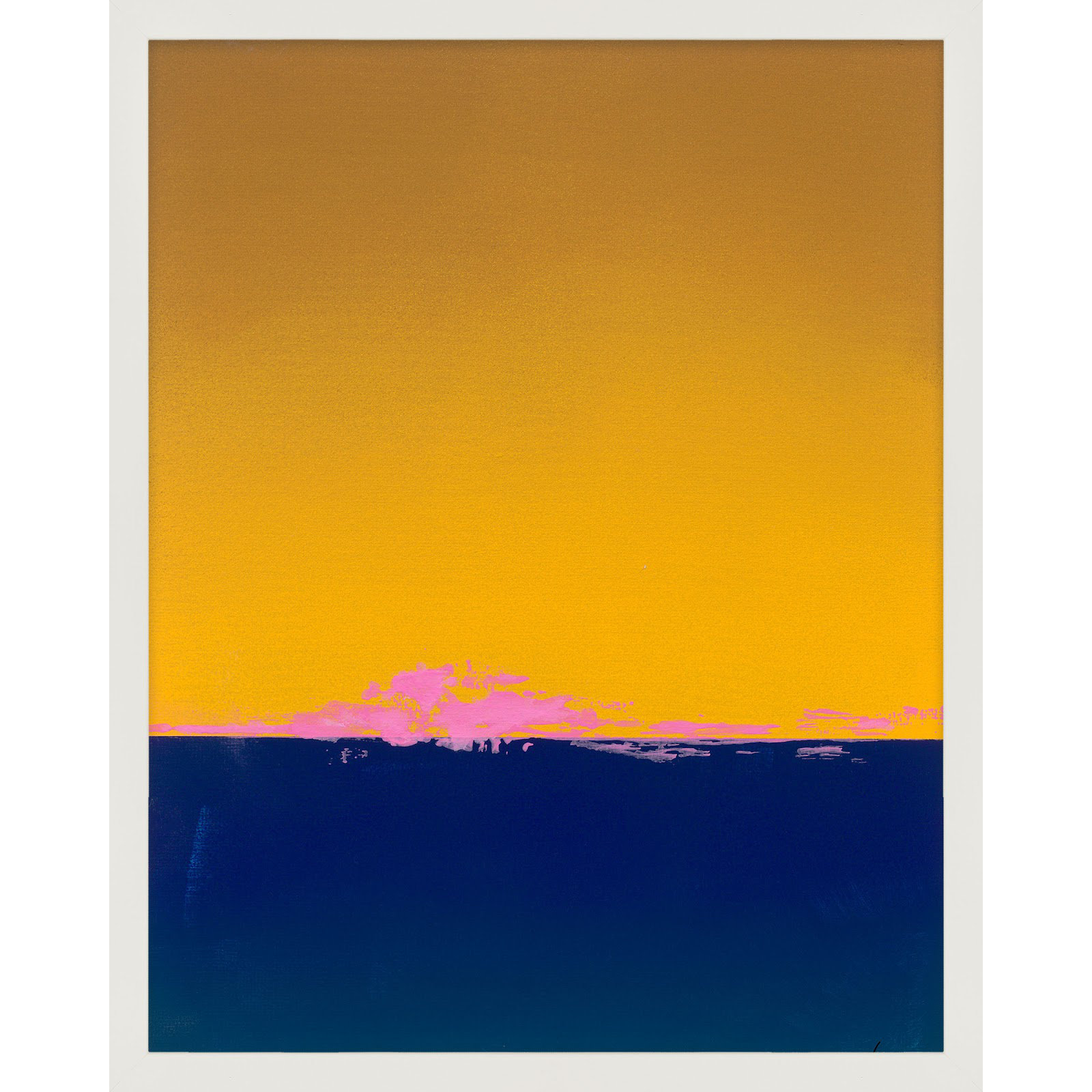Horizon 1 by Lee Lessem, White, 38" H x 30" W x 1.25" D