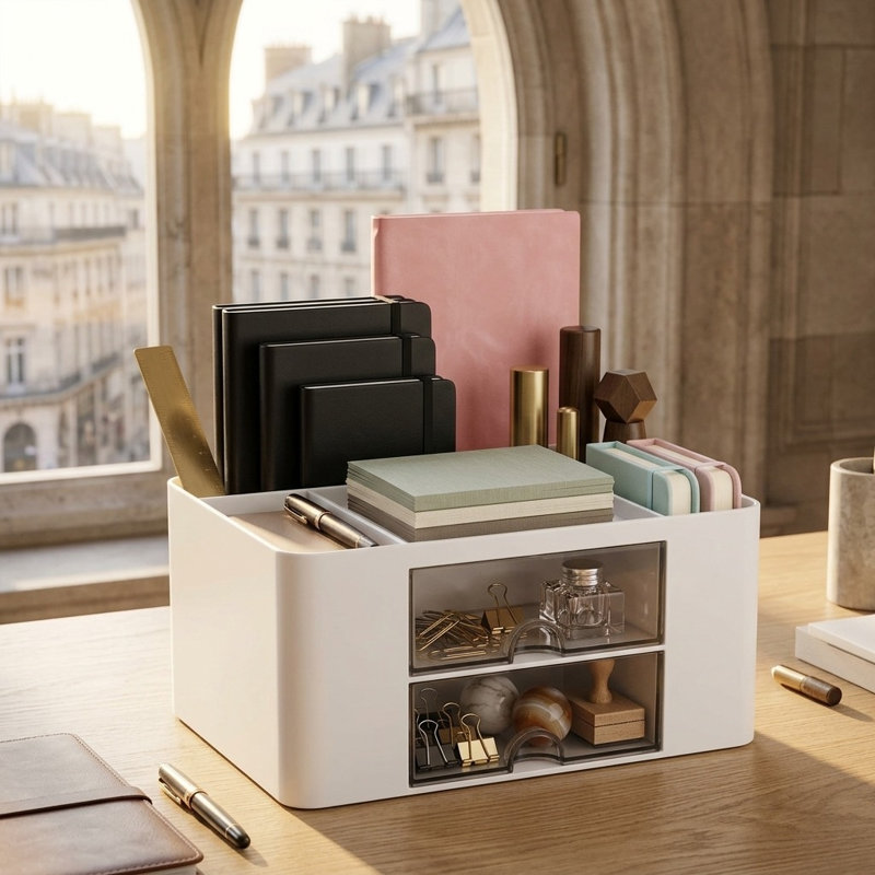Plastic Desk Organiser