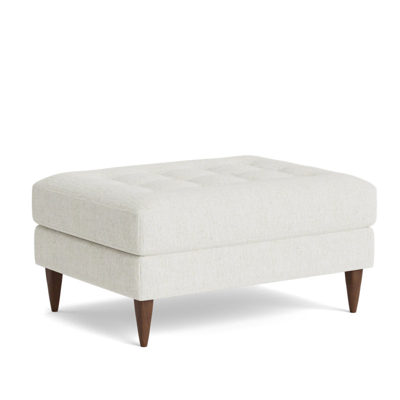 MCM Ottoman, Performance Weave - Snow