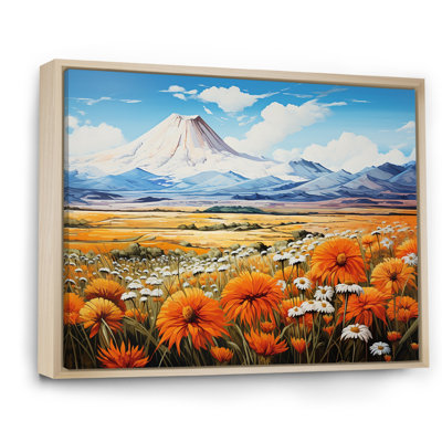 Charme de fleurs sauvages dans un paysage de montagne
