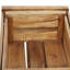 Ensemble de panier de rangement en bois brun